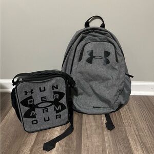 Under Armour Backpack and lunchbox. Selling as a set